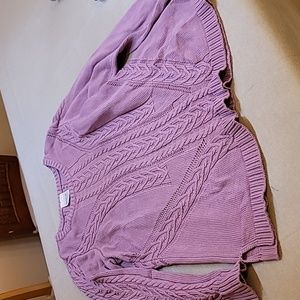 Lilac Cotton Sweater, L